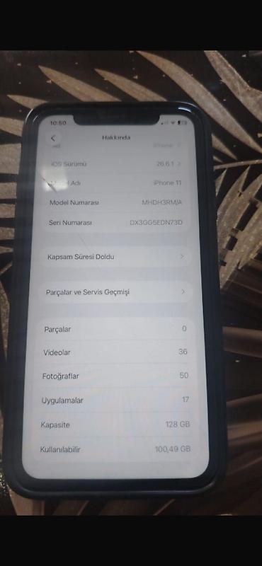 a 20 s: IPhone 11, 128 GB, Qara, Face ID — 5