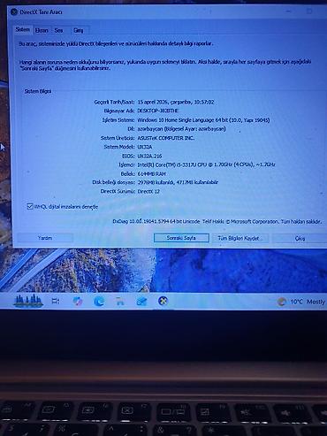 ucuz monitor: İşlənmiş ASUS Zenbook, 13.3 ", Intel Core i5, 128 GB, Ödənişli çatdırılma — 5