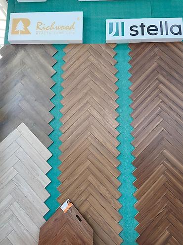 yolka: Herringbone (şamfiq) naxışlı döşəmə örtükləri – Richwood və Stella — 1