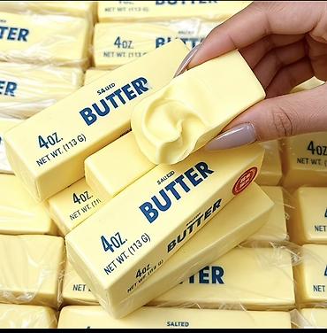 butter: Антистресс-игрушка Squishy в форме сливочного масла - Реалистичный — 2