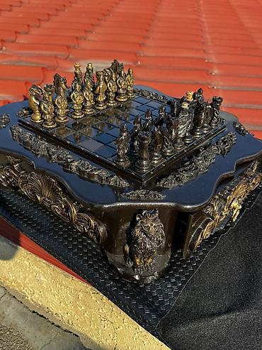 Şahmatlar: Şahmat Sahmat Çeşid çoxdu.çatdırılma 1_2 saata edilir. Qoz ağacındandı — 3