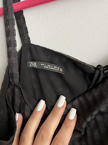cins dest: Iki ədəd qadın üst geyimi dəsti 1) Zara qara topp - Brend: ZARA — 2
