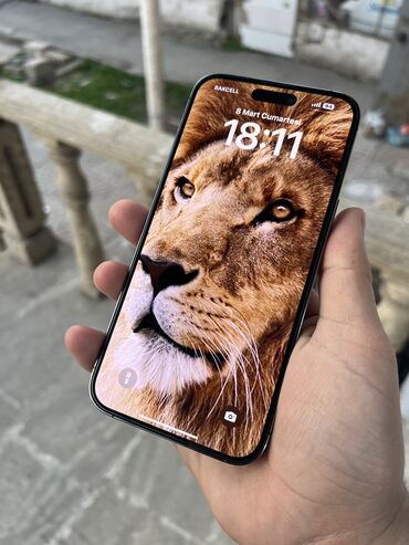 Apple iPhone: IPhone 14 Pro Max, 256 GB, Deep Purple, Zəmanət, Simsiz şarj, Face ID