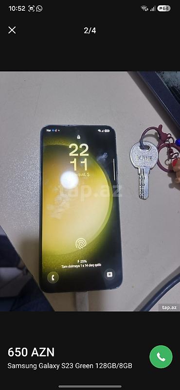 Техника и электроника: Samsung Galaxy S23, 128 ГБ, цвет - Зеленый — 2