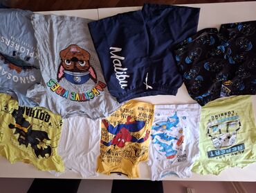 koton haljine za devojcice: Bundle: T-shirts, Shorts, For boys, age: 7-8 years