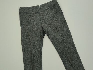 Spodnie 3/4 H&M, S (EU 36), stan - Dobry, wzór - Print, kolor - Szary