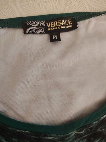 versace qizil boyunbagi: Versace Couture uzunqol köynək - Model: Uzunqol, dairəvi yaxa - — 2