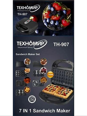 Вафельницы: 🍩 Мультипекарь Техномир ТН-907 — 7 угощений в одном приборе! Настоящее — 10