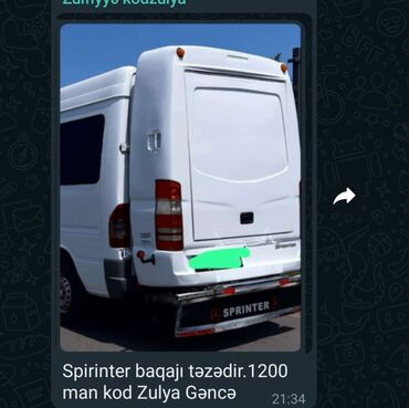 baqaj az: Sprinter baqaji