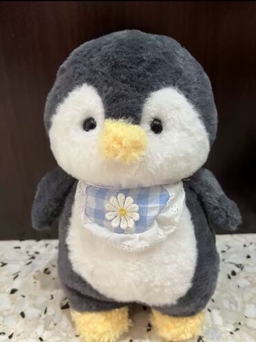 флеш игрушка: Милый пингиненок с фартуком! 🐧 Милая маленькая кукла-пингвин, подушка