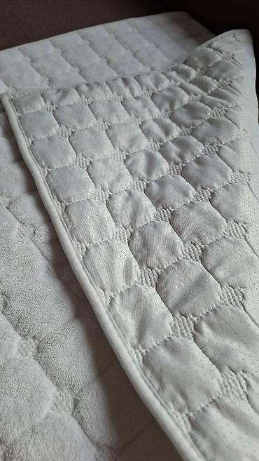 Prekrivači za nameštaj: Neklizajući, Za trosed, bоја - Bela — 7