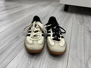 белый: Кроссовки Adidas Samba OG - Оригинальная модель Samba - Размер: US — 1