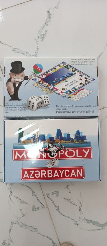 Настольные игры: Monopoliya Azerbaycan dili Klassik monopoliya oyunu, Azərbaycan