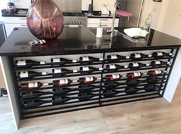 komode za lavabo: UREĐENJE KUHINJE POLICA ZA VINO PO MERI | Izrada nameštaja po meri — 3