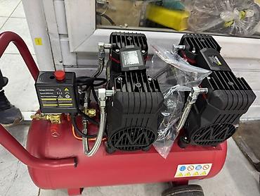 Компрессоры: Безмасляный воздушный компрессор AVA Professional 1280W X2/50L — 3