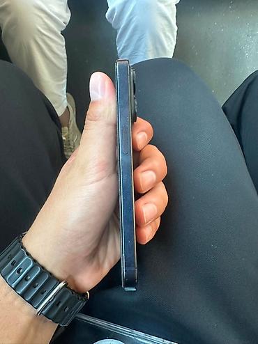 mini iphone: IPhone 15 Pro, Б/у, 128 ГБ, Синий, Защитное стекло, 81 % — 3