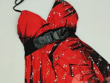 sukienki w czerwoną kratę: Women`s dress, size One size