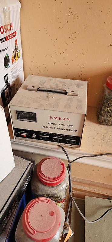 kontakt home noutbuk: EMKAY AVR-1500W – avtomatik gərginlik tənzimləyicisi (AC Automatic — 1