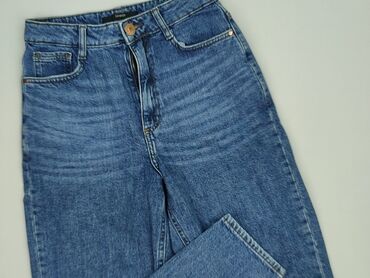 czarne dżinsy z wysokim stanem: Jeans for women, size M (EU 38)