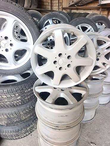 astra: Литые Диски R 16 Mercedes-Benz, Комплект, отверстий - 5, Б/у — 6