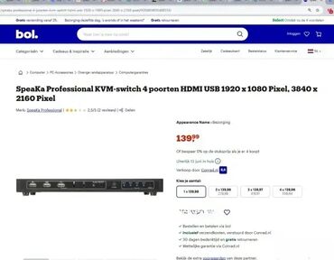 Druga oprema za računare i laptopove: *** AKCIJA *** #2608 SpeaKa Professional KVM svič 4 porta HDMI USB — 11