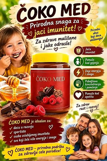 mix orasastih plodova: ČOKO MED – prirodna podrška za jači imunitet - Med sa dodatkom kakaa — 1
