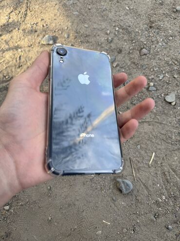 бу телефону: IPhone Xr, Б/у, 64 ГБ, Черный, Зарядное устройство, Защитное стекло, Чехол, 78 %
