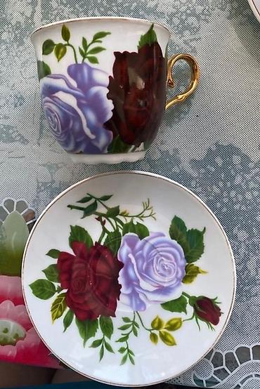 Ev və bağ: Çay dəsti, rəng - Qırmızı — 3