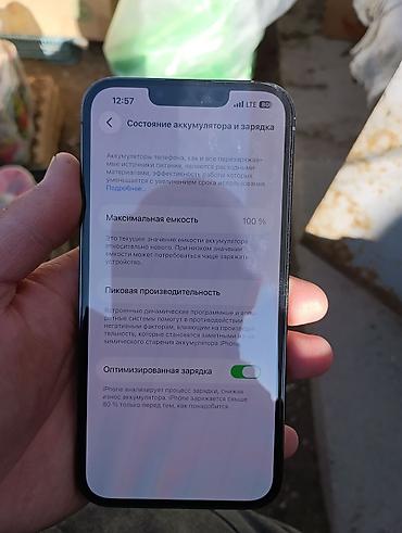 Уюлдук телефондор жана аксессуарлар: IPhone 13 Pro, Колдонулган, 128 ГБ, Жашыл, Коргоочу айнек, Каптама, 100 % — 3
