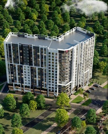 квартира в районе политеха: Строится, 1 комната, 55 м²