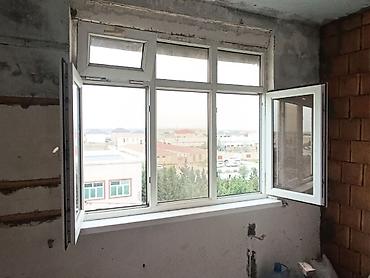 arko pencere: İşlənmiş İkiqat şüşə paketi Plastik pəncərə, Еni: 170 sm, Uzunluğu: 140 sm — 2