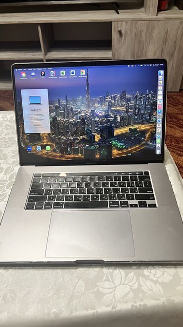 macbook pro 2019: Ноутбук, Apple, 16 ГБ ОЗУ, Intel Core i7, 16 ", Б/у, Для работы, учебы