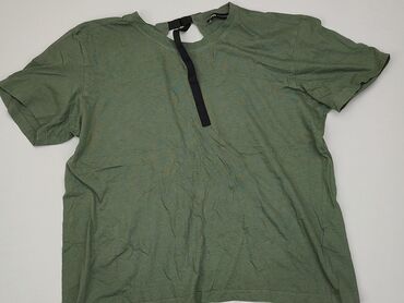 zielone t shirty damskie: T-shirt, Cropp, M, stan - Dobry