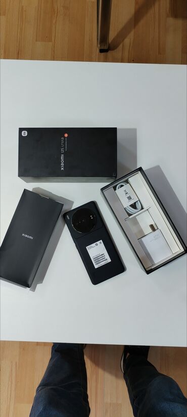кнопочный телефон: Xiaomi 12S Ultra, 256 GB, rəng - Qara, 
 Barmaq izi