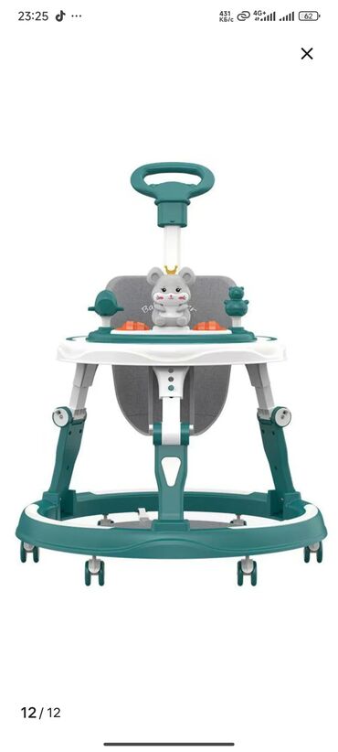 Детские ходунки: Оплата при получении товара! Объёмные игрушки на игровой панели — 7