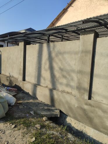 Штукатурка, шпаклевка: Штукатурные и отделочные работы заборов/стен снаружи - Выравнивание и — 2