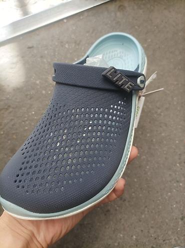 кроксы мужской: Сабо, 40, Crocs, Новый, цвет - Голубой, Самовывоз — 1