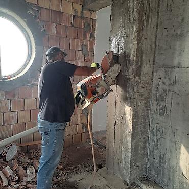 sumqayit gence avtobus: Beton və dəmir-beton kəsimi xidməti - Divar, tavan və döşəmələrdə — 2