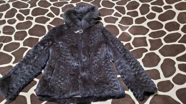 женские куртки с мехом: Шуба, Кролик, Короткая модель, Турция, S (EU 36)
