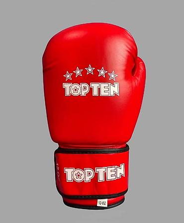 топ тен: Боксерская перчатка Top Ten, вес 12 oz. - Материал внешней части — 1