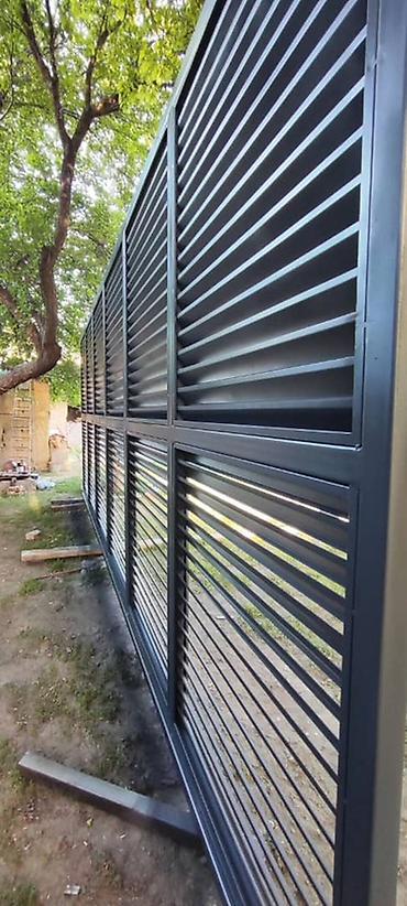 Рольставни ворота: Ворота и ограждения под ключ. - Рольворота/рольставни: металлическое — 14