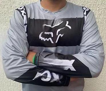 Sportska odeća: FOX dres sa dugim rukavima – sivi/ crni - Sportski dres za vožnju — 3