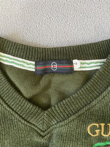 зеленый свитер: Женский свитер, Короткая модель, Кашемир