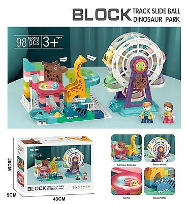 ugg srbija: BLOCK Track Slide Ball Dinosaur Park – set za slaganje sa stazom za — 1