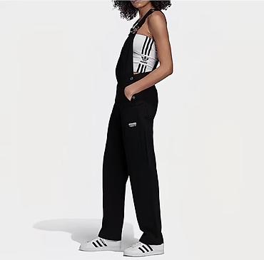 волосы на заколка: Женский комбинезон-брюки Adidas Originals - Модель: Dungaree с — 2