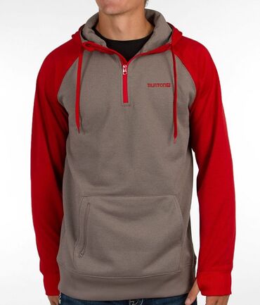 delije sever duksevi: Sweatshirt, 2XL (EU 56), color - Red, With a hood