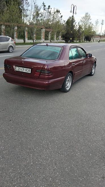 фольксваген поло л с: Mercedes-Benz E-Class sedan (W210), tünd bordo rəng. - Kuzov: 4 qapılı — 6