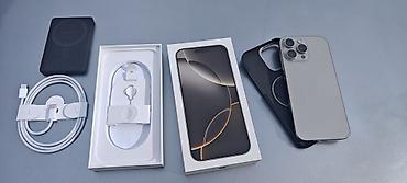 Apple iPhone: IPhone 16 Pro Max, Б/у, 512 ГБ, Natural Titanium, Коробка, 94 % — 1