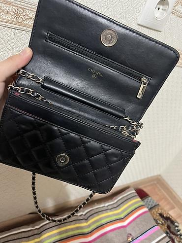 Классические сумки: Сумка Chanel Wallet on Chain (WOC) — классическая черная модель на — 3