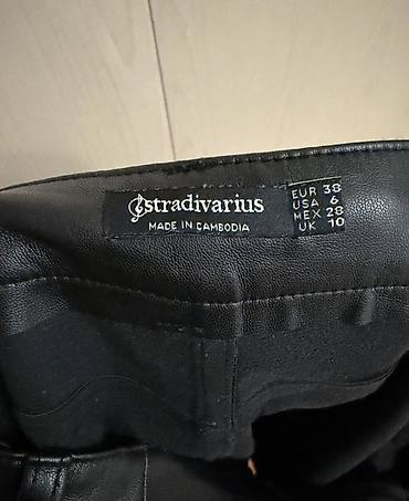 Şalvarlar: Şalvar, Stradivarius, M, rəng - Qara — 2